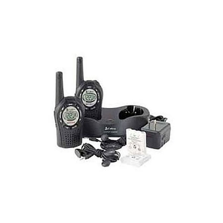 Cobra PR560-2 WX EVP6-Mile, 2-Way Radios With Dual-Port Desktop Chargers