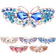 thumbnail image 2 of Barrette Papillon en Strass Mode Barrette Française, 2 of 10