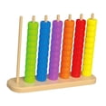 thumbnail image 3 of Juguete apilador de colores a juego para clasificar y contar, desarrollo de inteligencia, juguete de aprendizaje preescolar para niños de 1, 2 y 3, 3 of 9