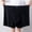 Black, variant on WIZUTIZ Mens Stretch Boxers Breathable Plus Size Lounge Ice Silk Shorts Hollow Mid Rise Panties Comfortable Fit Boxer 2026