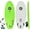 Green, variant on The 4-4 Soft Top Short Foam Surfboard for Beginners and Kids - Includes Leash + Fins