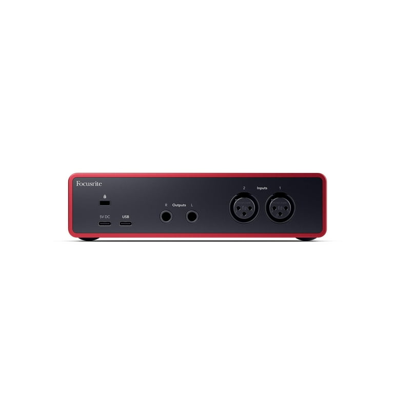 Focusrite Scarlett 2i2 4th Gen USB Audio Interface with