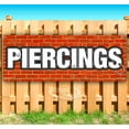 thumbnail image 1 of Piercings Brick Wall 13 oz Vinyl Banner With Metal Grommets, 1 of 4