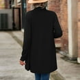 thumbnail image 5 of Vedolay Women Long Cardigan Lightweight Long Sleeve Open Front Sweater Cardigan Black,S, 5 of 5