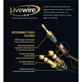 thumbnail image 2 of Livewire Elite Interconnect Y-Cable 3.5 mm TRS Male to RCA Male 3 ft. Black, 2 of 3