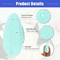 thumbnail image 6 of Vocoste Silicone Face Scrubber Exfoliator Cleansing Brush Blue 3.15"x1.85"x1.14", 6 of 7