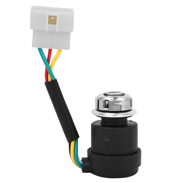 Gas Generator Ignition Key Switch, Durable 178F Ignition Key Switch, With 2 Keys Oe Standards Stable For Tiller Start Switch Air Cooled Diesel Engine