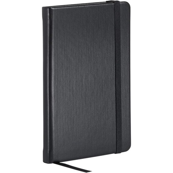 Password Book, Black Hardcover Journal, Username and Password Organizer, Small 3.5" x 5.5" Size, Internet, WiFi, Software Login Tracker