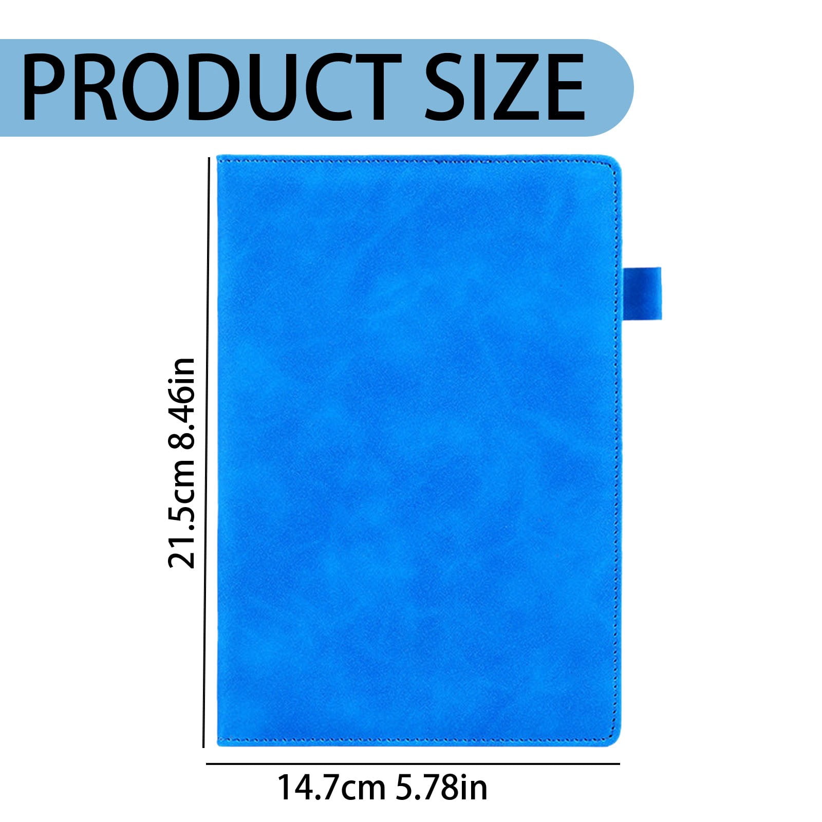 VKLU 3 Pcs A5 Blank Journal Notebook Set, Unlined Leather Sketchbooks for Drawing & Note-Taking, 180° Lay Flat 100GSM Thick Paper
