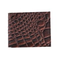 thumbnail image 1 of CTM®  Alligator Print Bifold Wallet (Men's), 1 of 3