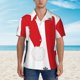 thumbnail image 2 of Balery HOHOHO Christmas Camisas hawaianas de manga corta para hombre, camisas playeras de corte holgado, camisas de vacaciones con botones,Small, 2 of 7