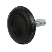 Unique Bargains M8x25mm Thread 38mm Diameter Base Fixed Adjustable Leveling Foot Black