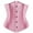 Pink, variant on WMTBSRSW Underbust Corsets for Women Satin Corset Top Waist Trainer Fashion Bustier Cincher Corsets