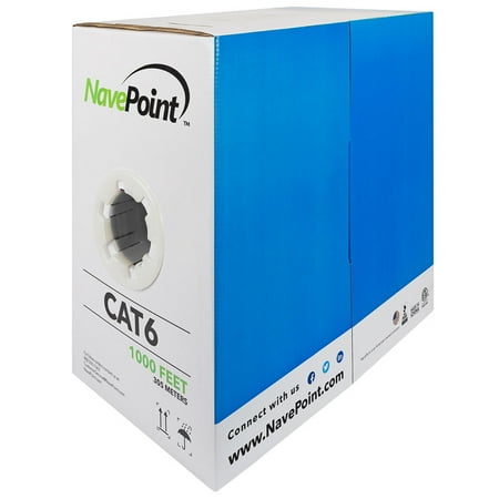 CAT6 Ethernet Cable  UTP  CMP plenum rated  Blue  1000 Ft price history on PriceWatchPro
