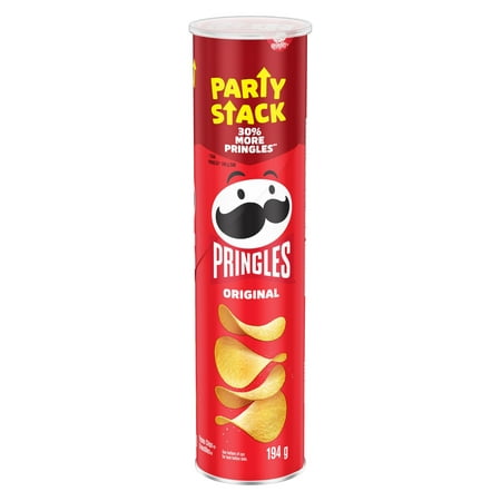Pringles Party Stack Can Original Flavour 194g, 194g - Walmart.ca
