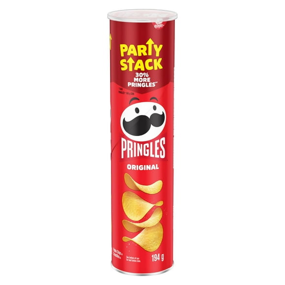 Méga boîte de croustilles Pringles Original, 194 g 194g