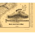 thumbnail image 4 of Railroad Map - Seaboard Air Line Railroad - Rand McNally 1896 - 23 x 27.07 - Vintage Wall Art, 4 of 5