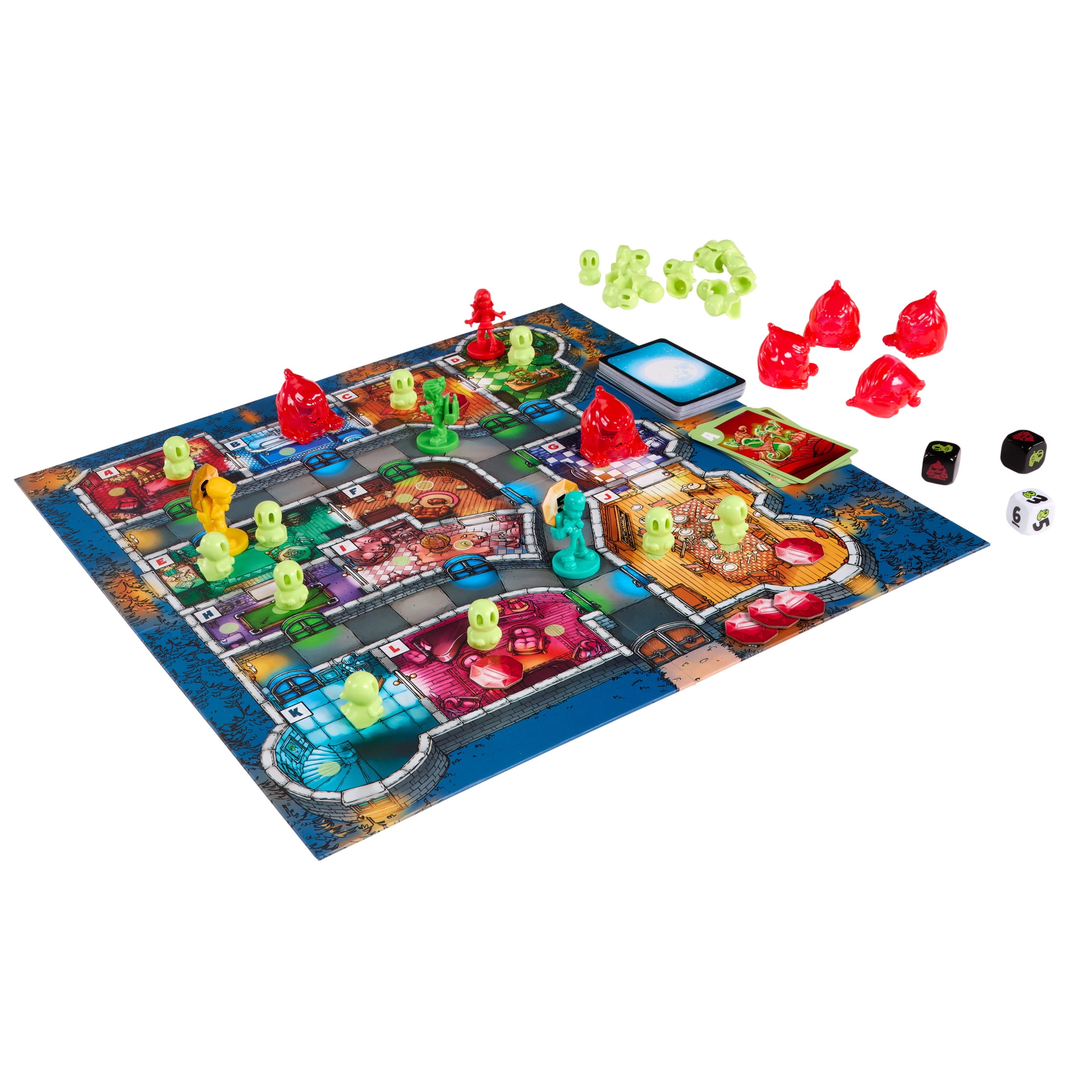Ghost Fightin' Treasure Hunters Anniversary Edition Board Game, Cooperative Family Game with 2 Ways to Play for 2-5 Players