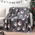 thumbnail image 1 of Winter Cabin Throw Blanket Soft Plush, 1 of 4