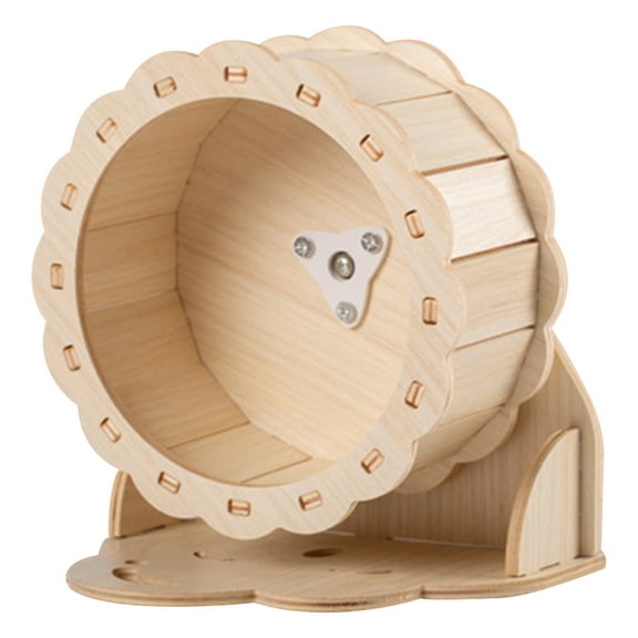 unbranded  Steering Machine Wooden Hamster Running Wheel Cage Exercise