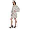 thumbnail image 4 of Moomaya Printed Cotton Venice Lace Bridesmaid Robe Short Robes For Women, 4 of 6