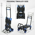 thumbnail image 3 of Winado Folding Hand Truck Dolly Cart, Convertible Hand Cart with Retractable Handle, 3 of 15