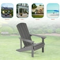 thumbnail image 5 of CHYVARY Patio Adirondack Chair Set of 2, HIPS Plastic Single Chairs, Lawn and Garden Chair Fire Pit Outdoor Lounge Chair for Backyard Deck, Gray, 5 of 6