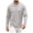 Grey, variant on ZIXKCGDSE Mens Shirt Casual Long Sleeves Crew Neck Pullover Tops Versatile Everyday Wear Size S