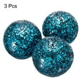 thumbnail image 3 of Uxcell 3Pcs Bolas de Vidrio Decorativas de 3.15 pulgadas, Esferas para Centro de Mesa, Bolas de Vidrio Mosaico para Decorar Cuencos, Azules, 3 of 5