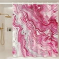 thumbnail image 2 of Marble 4PCS Shower Curtain Set- Black and White Bathroom Sets Accessories with Non-slip Rug,Toilet Lid Cover,Bath Mat,12 Hooks-72x72in-Abstract Waterproof Curtains-Home Decor Adults Gifts, 2 of 7