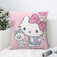 thumbnail image 6 of Hello Kitty Pillow Cover, Square Throw Pillow Cases For Couch Sofa Bed Living Room,Home Decorative, 24"X24", 6 of 9