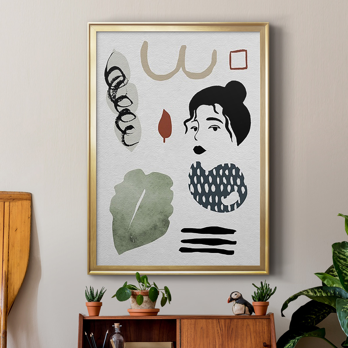 Collected Mindfulness IV Premium Framed Print, in Gold, Black, or Silver - Ready to Hang