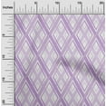 thumbnail image 1 of oneOone Cotton Poplin Lavender Fabric Argyle Geometric Diy Clothing Quilting Fabric Print Fabric By Yard 56 Inch Wide, 1 of 4