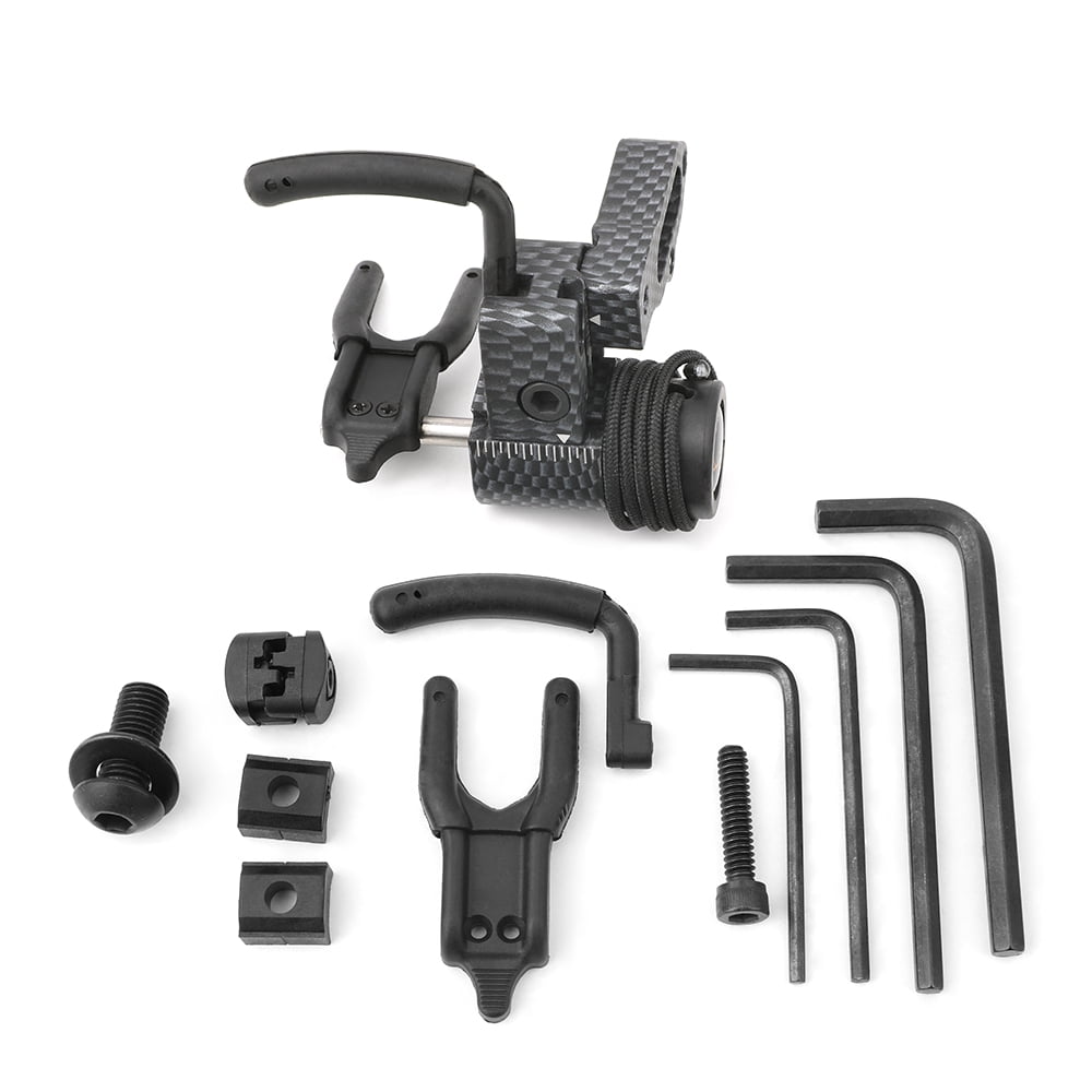 TP814 Archery Drop Away Arrow Rest Aluminum Alloy Rapid Adjustable with Locking Structure Suit for Compound Bow Right Hand