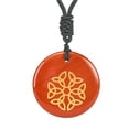 thumbnail image 2 of Collar colgante Yinane con gota redonda Elegante moda, 2 of 5