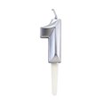 thumbnail image 1 of letter1Large Shining Three-dimensional Diamond Digital Candle [Silver], 1 of 6