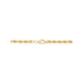 thumbnail image 4 of Brilliance Fine Jewelry 10K Yellow Gold 3.20MM - 3.40MM Hollow Rope Necklace, 20", 4 of 5