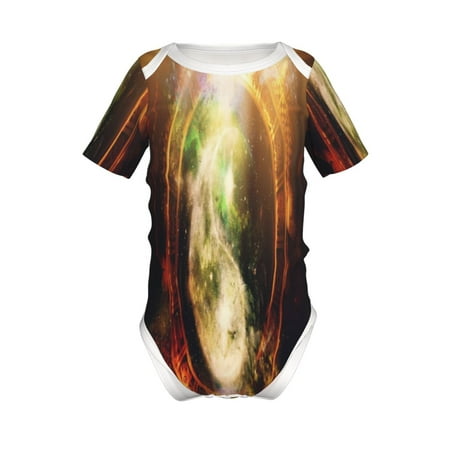 

Junzan Yin Yang 1 Print Short-Sleeve Baby Climbing Clothes Bodysuits for Infant One-Piece for Baby Boys & Girls Baby Clothes Baby Romper with Snap Closure-2 Years