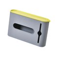 thumbnail image 1 of Trash Bag Dispenser Hanging Garbage Bag Storage Box for Bathroom Office Home Gray, 1 of 8