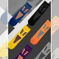 thumbnail image 2 of Chaussettes Athlétiques Antidérapantes pour Hommes Chaussettes de Sport à Prise pour Basketball Soccer Volleyball Course Randonnée Randonnée Absorption Évacuation de l'Humidité Chaussettes de Compression, 2 of 8