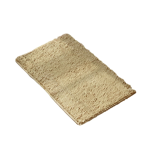 Maytalsory 1/2/3/5 Anti-slid Bathroom Mat Soft Texture Safe Strong Grip Absorbent Floor Mat Camel 40cm*60cm 1 Pc
