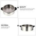 thumbnail image 4 of 1 vaporera de acero inoxidable grueso para alimentos, cesta de vapor para alimentos domésticos Premium HOMEMAXS 13035305-MX, 4 of 6