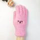 thumbnail image 3 of Guantes de invierno para mujer, de color liso, cálidos, para pantalla táctil, de punto, medianos y largos, de poliéster., 3 of 4