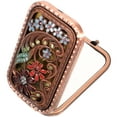 thumbnail image 4 of Retro Compact Mirror Makeup Mirror Small Pocket Mirror Women Purse Mirror For Beauty, 4 of 8