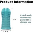 thumbnail image 2 of Dog Toothbrush, 6 Pcs 360 Degree Dog Finger Toothbrush With Storage Case, Non-toxic, 2 of 5