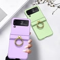thumbnail image 6 of Compatible with Galaxy Z Flip 4 Case with Hinge Protection & Ring Kickstand,Slim and Thin Protective Case Cover for Samsung Z Flip 4 5G (Black1), 6 of 7