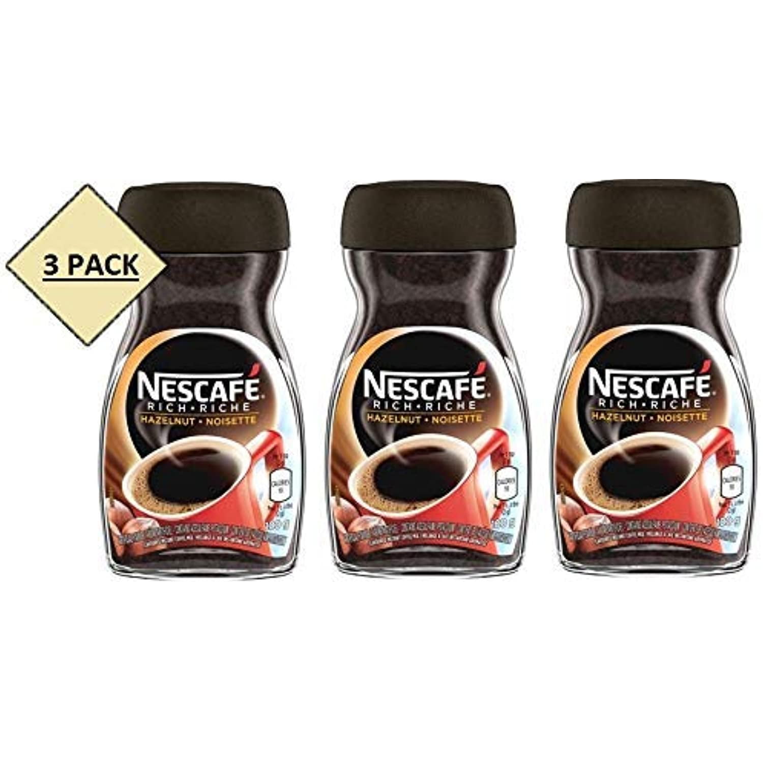 Nescafe Instant Coffee Hazelnut Pack Of 3 {Imported From Canada