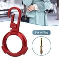 thumbnail image 1 of Metal Keychain Compatible for AirTags Bluetooth Tracker Protective Skin Cover, 1 of 10