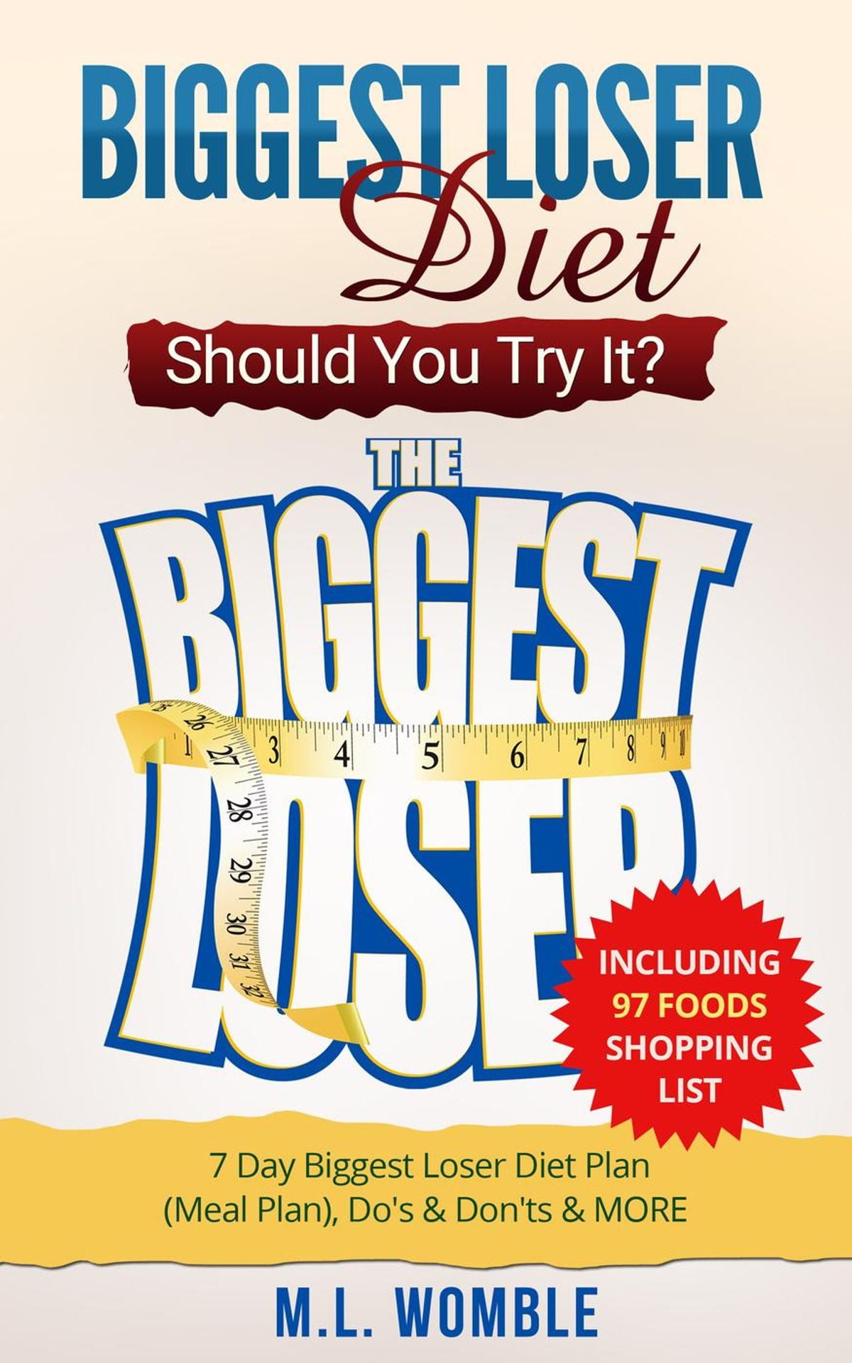  The Biggest Loser Diet Should You Try It Including 97 Foods Shopping 