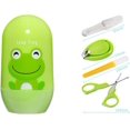 thumbnail image 1 of Juego de uñas para bebé, juego de cuidado de uñas para bebé 4 en 1, con bonita caja, cortaúñas para bebé, tijeras, lima de uñas y pinzas, juego de uñas y pedicura para bebé, adecua, 1 of 5